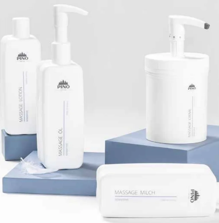 مجموعة تدليك PINO Sensitive وPure للبشرة الحساسة